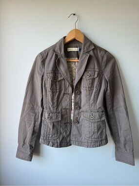 (0) Smart Set Women's Gray Utility Jacket